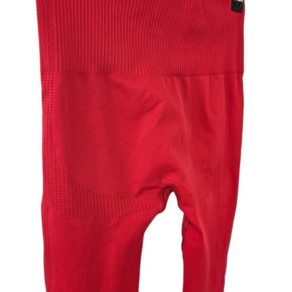 Womens Best Power Seameless Leggings, Athletic, Red, High Rise, Size Small - Picture 8 of 9